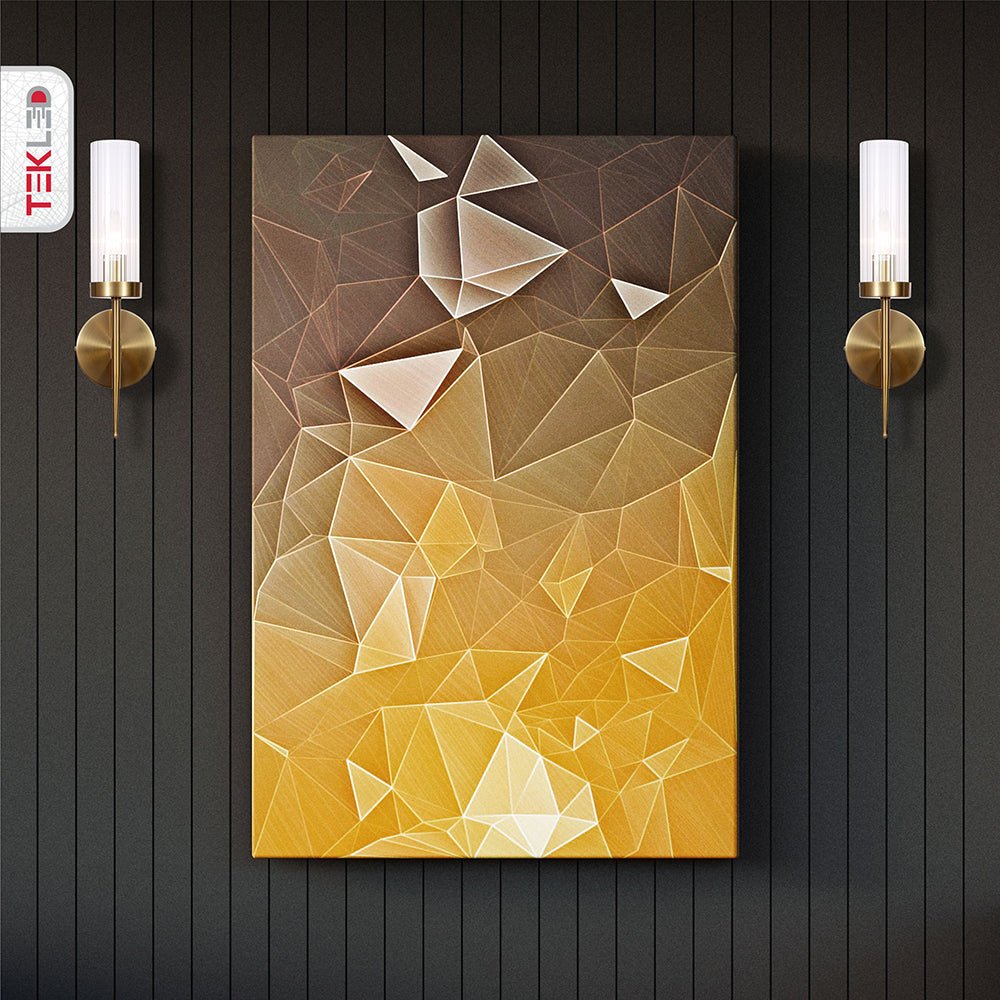 Wandlamp Geribbeld Glas Vintage Art Deco E27 Goud Chroom Nikkel Zwart Dimbaar Cilinder